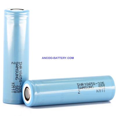 Samsung 32E SDI 18650 3C 3200mAh 3.65V Battery | INR18650-32E