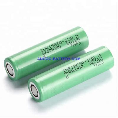 Samsung 25RM 18650 2500mAh 20A High Power cell
