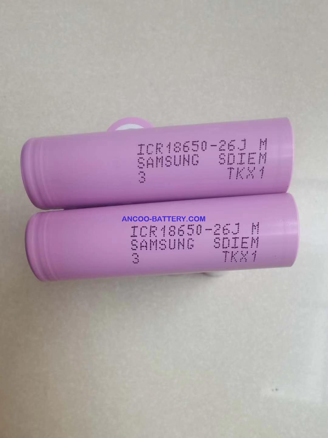 Samsung 26JM SDI 26J3 18650 2600mAh 10A Battery