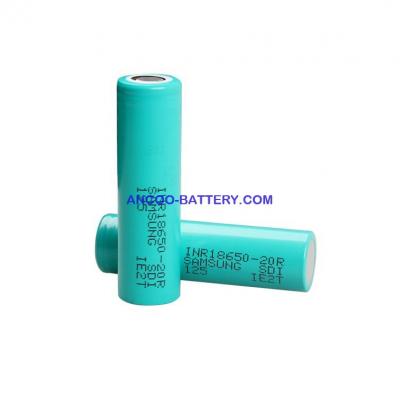 三星INR18650-20R 2000mAh 22A动力锂电芯