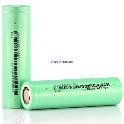 EVE INR18650-26V UNPROTECTED 2500mAh -7,6A