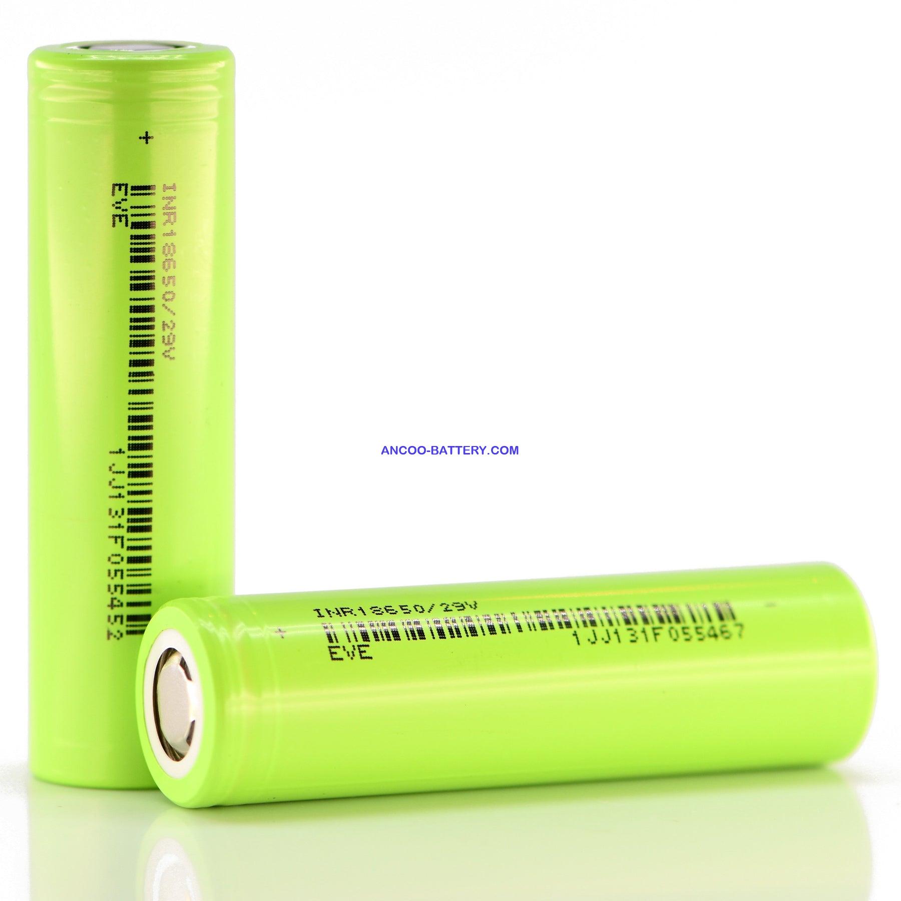 Batería Recargable 18650 EVE 29V - 3.7v 2850mAh 8.4A descarga