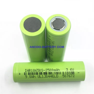 INR18650S 2500mAh 3C 18650 Battery