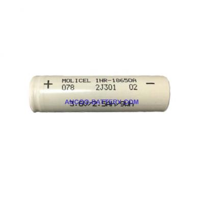 MOLICEL INR-18650A 2500mAh 20A Low Temperature Battery
