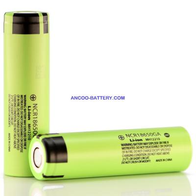 松下NCR18650GA 3500mAh 10A放电锂电芯