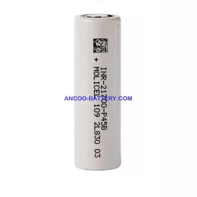 Molicel P45B 21700 4500mAh 10C Super Low Impedance Battery